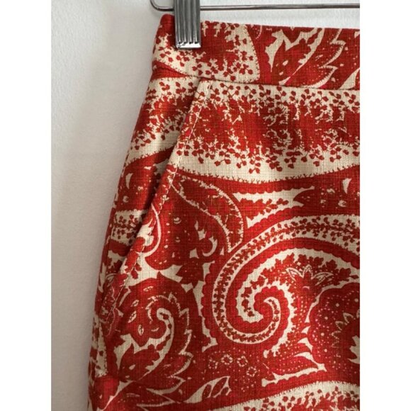 Vintage J. Crew Paisley Pencil Skirt - Picture 7 of 7